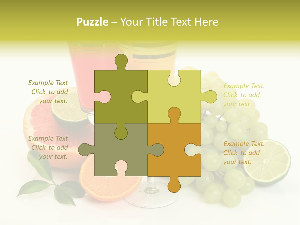 Cluster Grapes Thirst PowerPoint Template