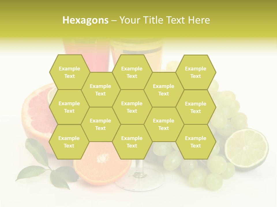 Cluster Grapes Thirst PowerPoint Template