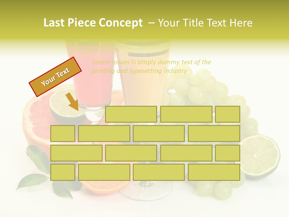 Cluster Grapes Thirst PowerPoint Template