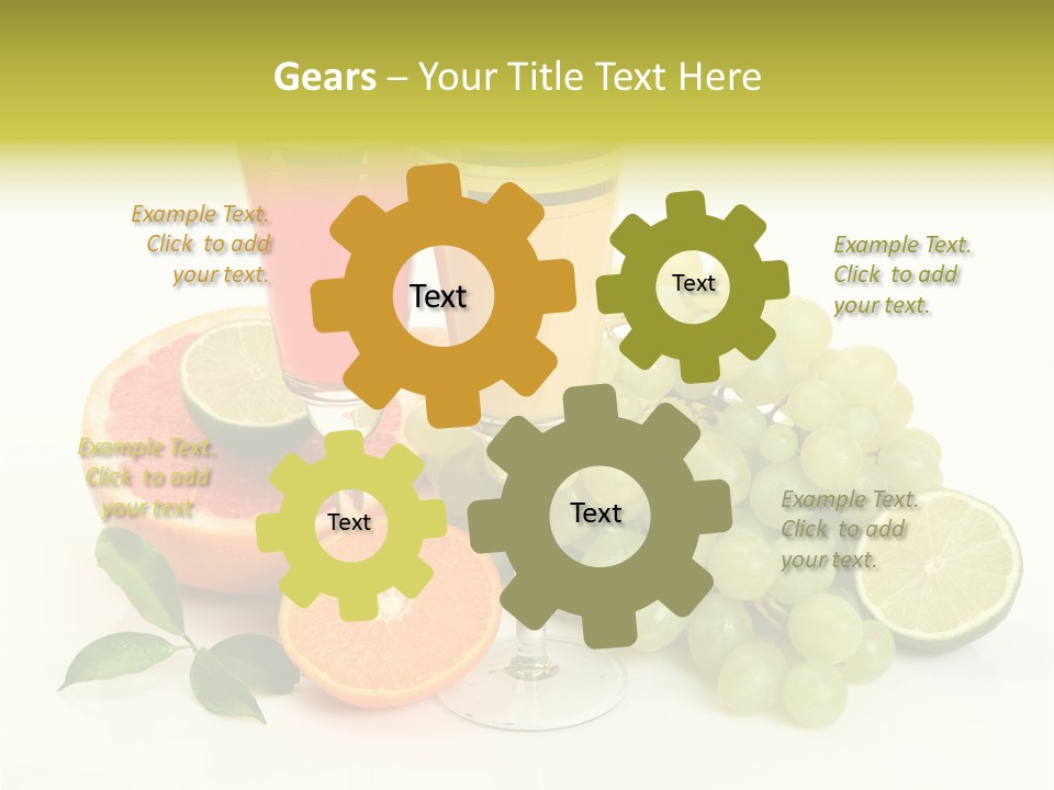 Cluster Grapes Thirst PowerPoint Template