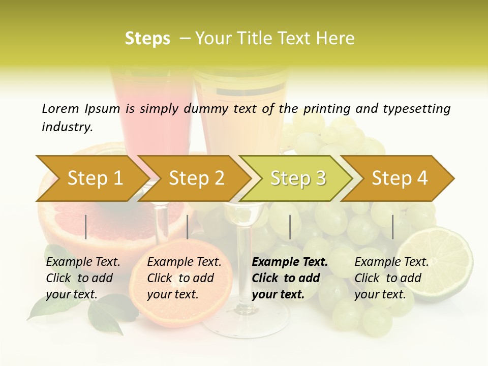 Cluster Grapes Thirst PowerPoint Template