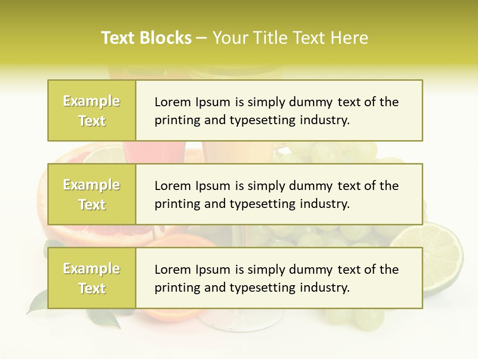 Cluster Grapes Thirst PowerPoint Template