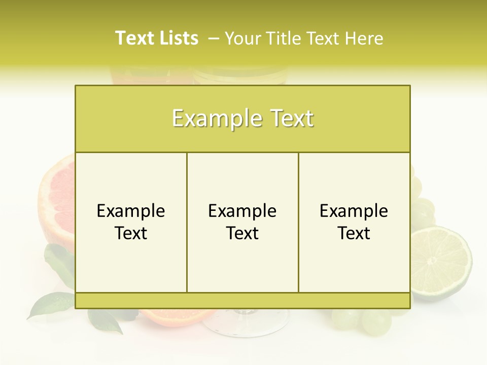 Cluster Grapes Thirst PowerPoint Template