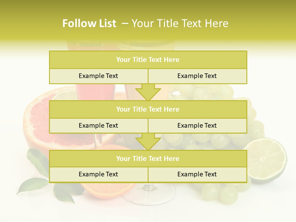 Cluster Grapes Thirst PowerPoint Template