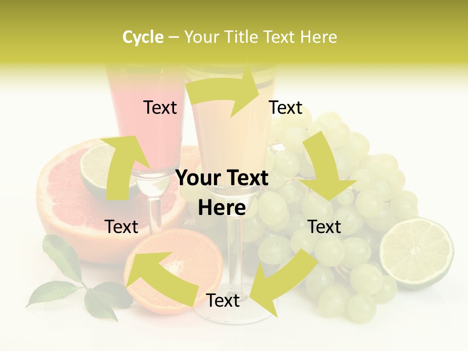 Cluster Grapes Thirst PowerPoint Template
