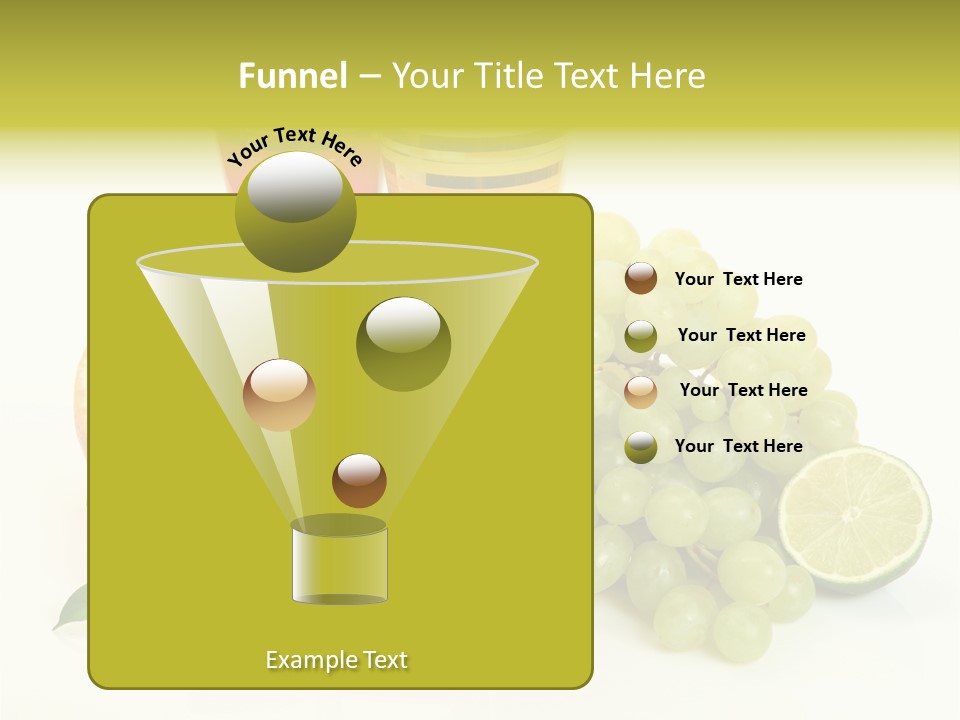 Cluster Grapes Thirst PowerPoint Template