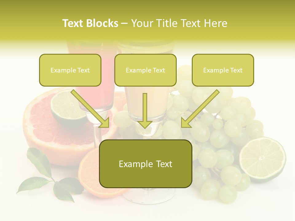 Cluster Grapes Thirst PowerPoint Template