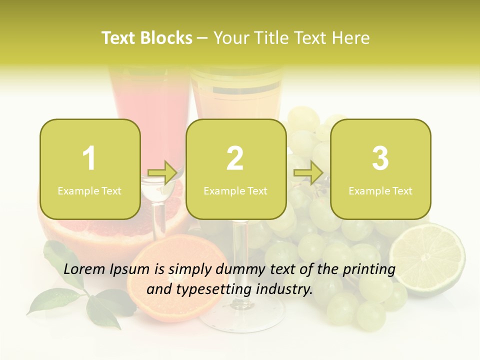 Cluster Grapes Thirst PowerPoint Template