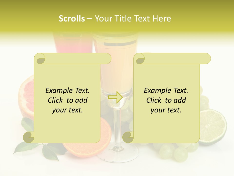Cluster Grapes Thirst PowerPoint Template