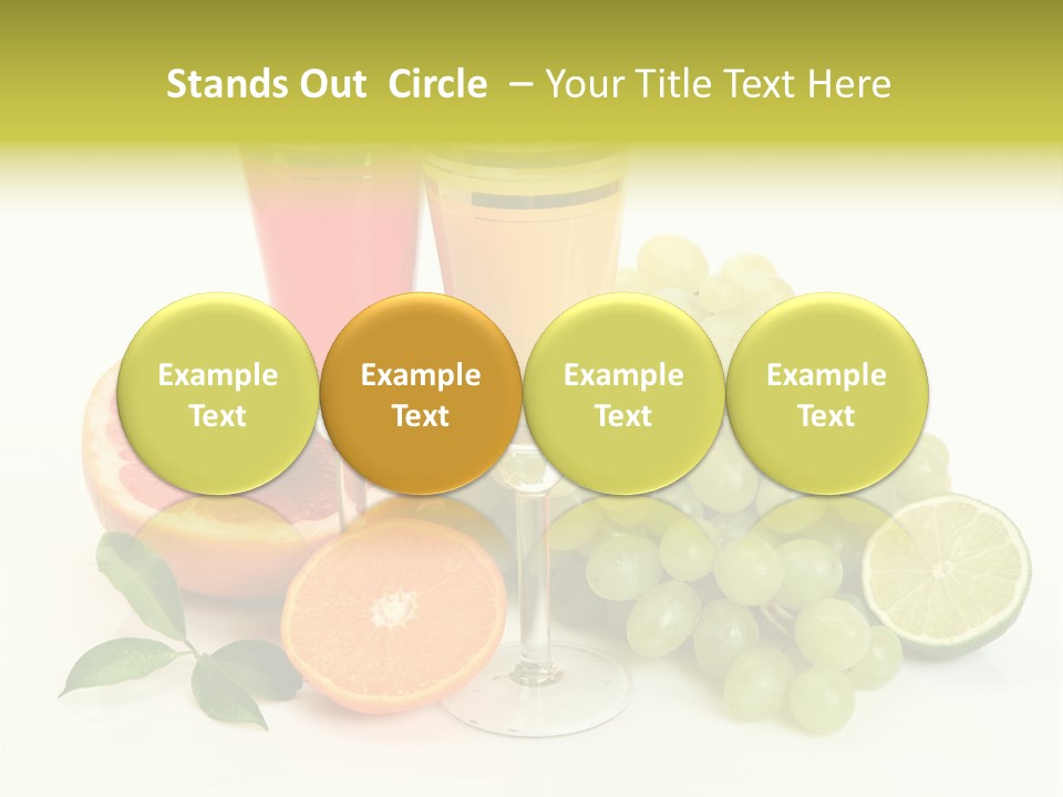 Cluster Grapes Thirst PowerPoint Template