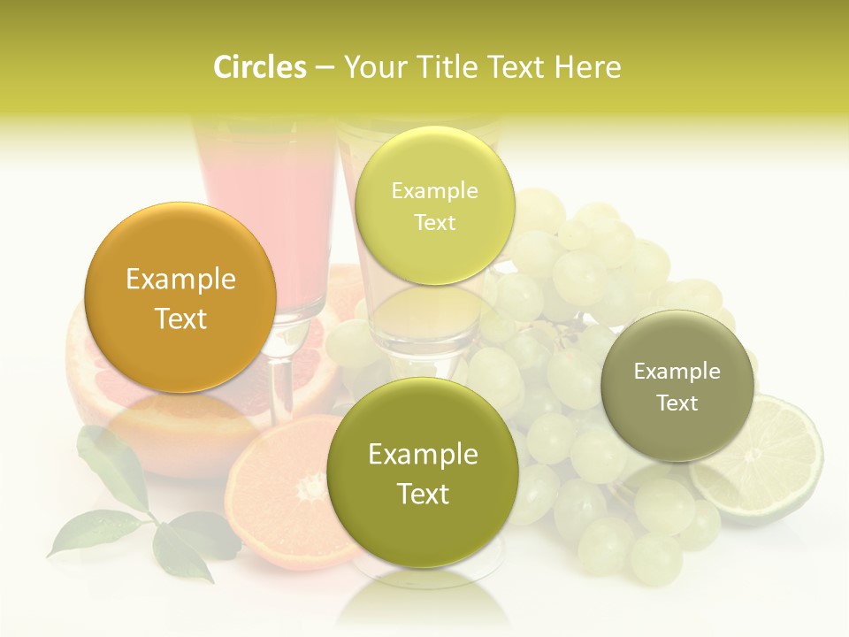 Cluster Grapes Thirst PowerPoint Template