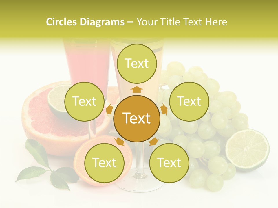 Cluster Grapes Thirst PowerPoint Template