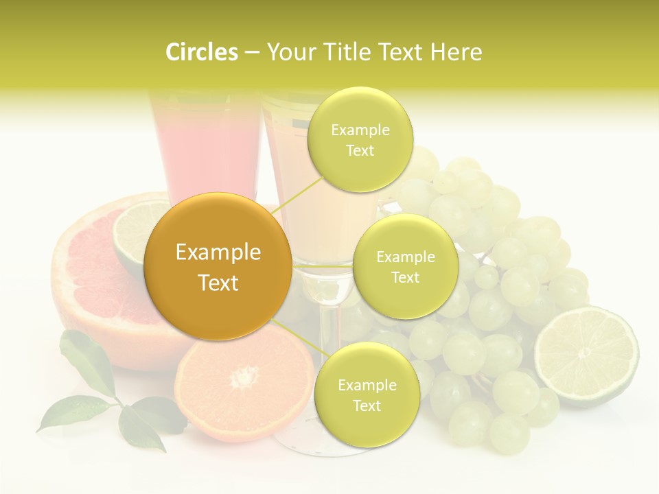 Cluster Grapes Thirst PowerPoint Template