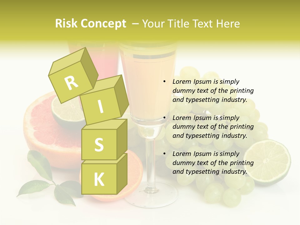 Cluster Grapes Thirst PowerPoint Template