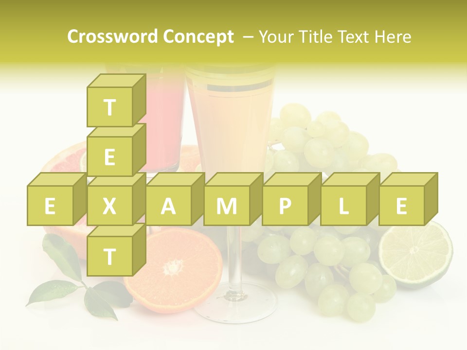 Cluster Grapes Thirst PowerPoint Template