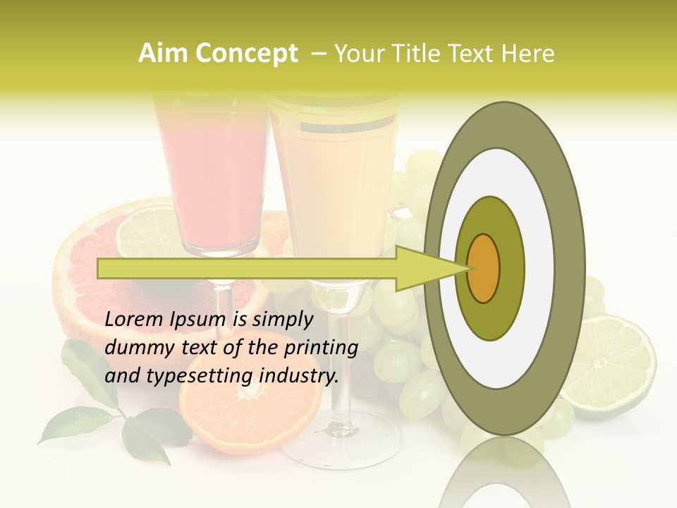 Cluster Grapes Thirst PowerPoint Template