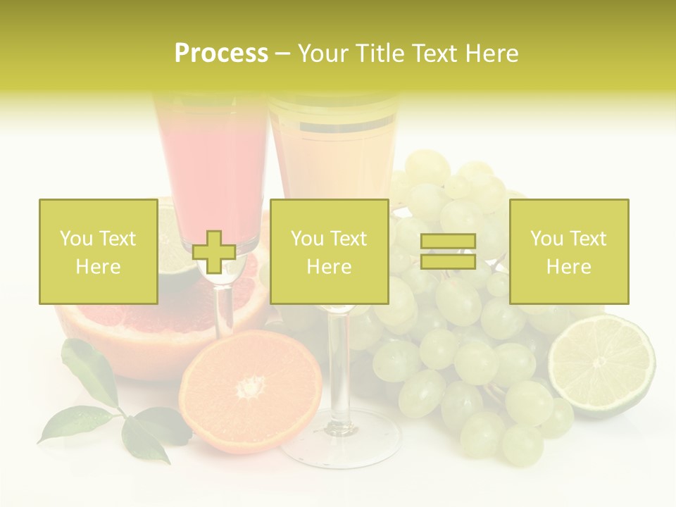 Cluster Grapes Thirst PowerPoint Template