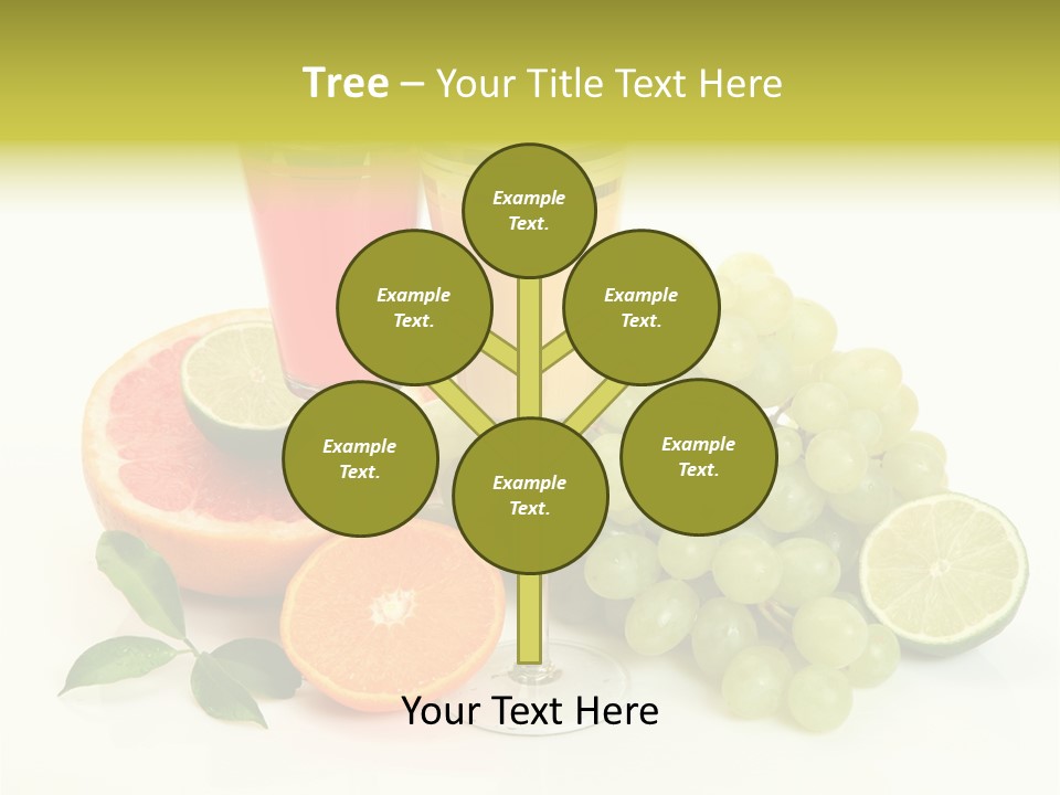Cluster Grapes Thirst PowerPoint Template
