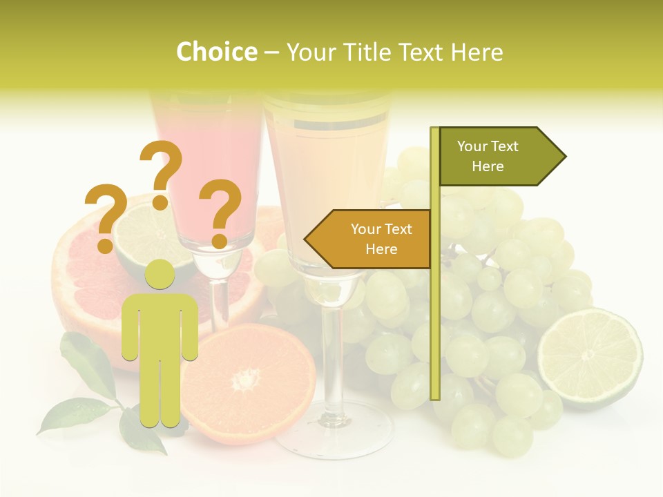 Cluster Grapes Thirst PowerPoint Template
