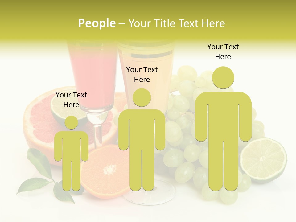 Cluster Grapes Thirst PowerPoint Template