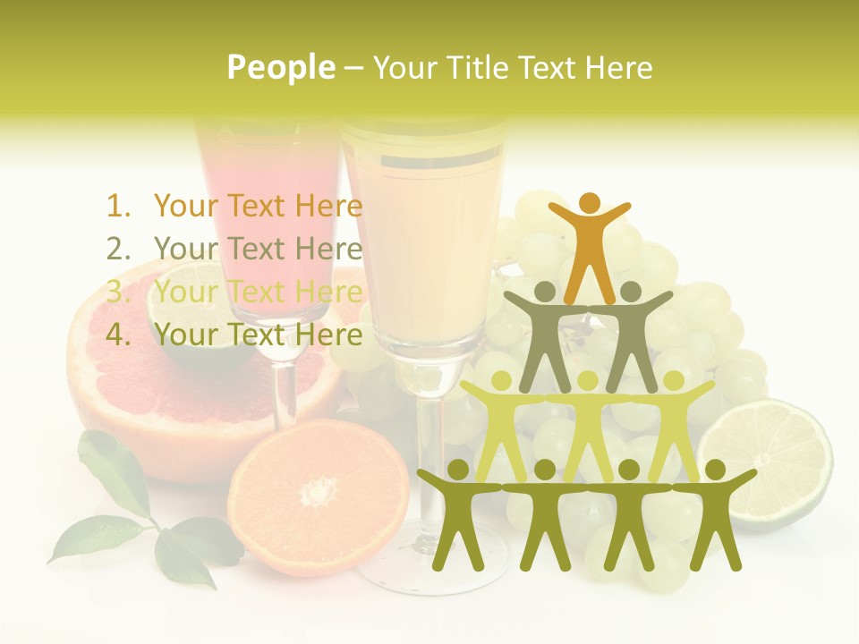Cluster Grapes Thirst PowerPoint Template