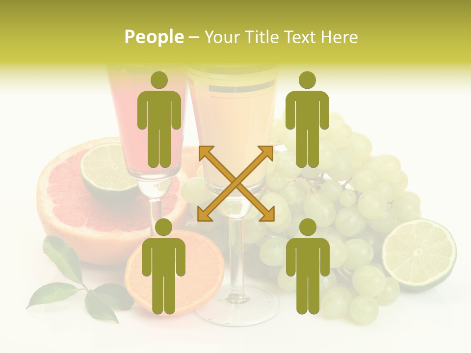 Cluster Grapes Thirst PowerPoint Template
