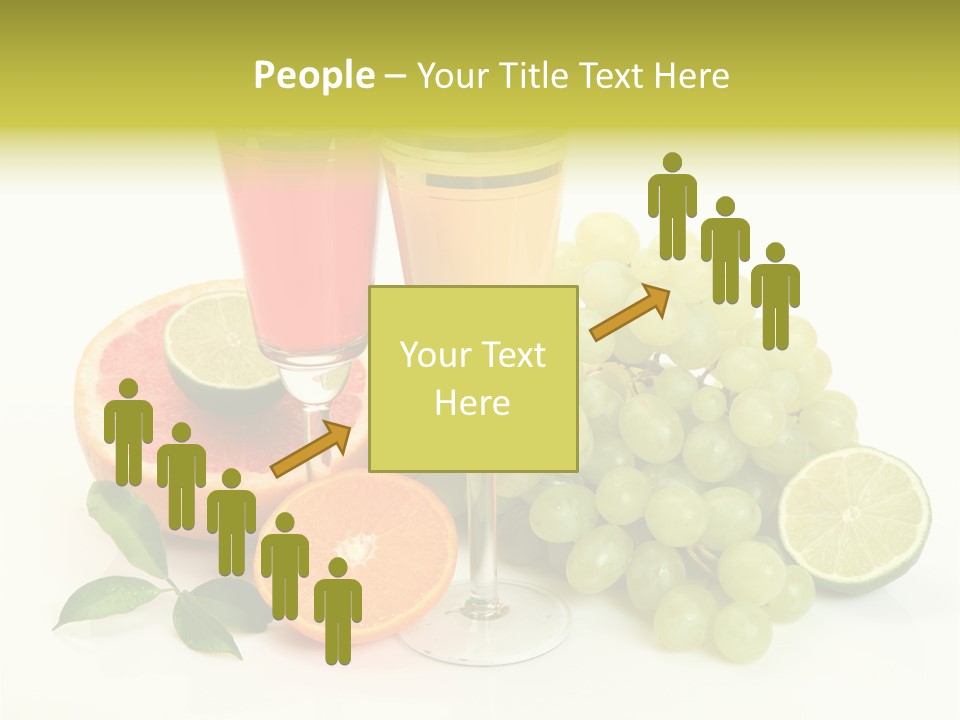 Cluster Grapes Thirst PowerPoint Template