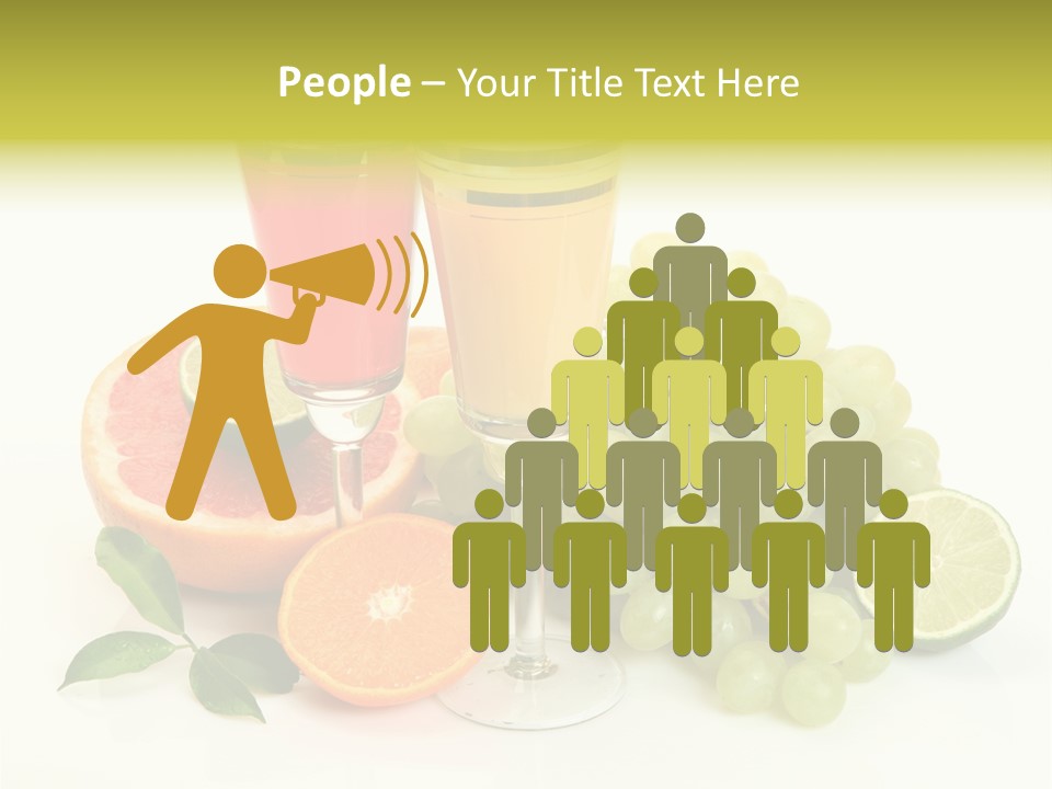 Cluster Grapes Thirst PowerPoint Template