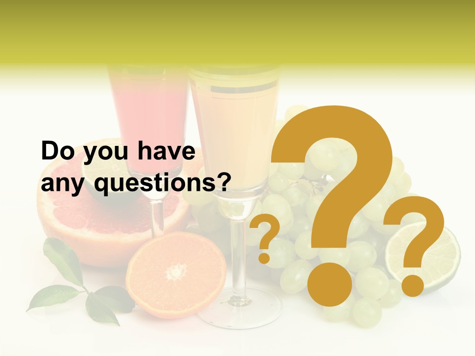 Cluster Grapes Thirst PowerPoint Template