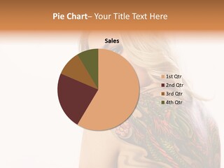 Stylish Tattoo Lady PowerPoint Template