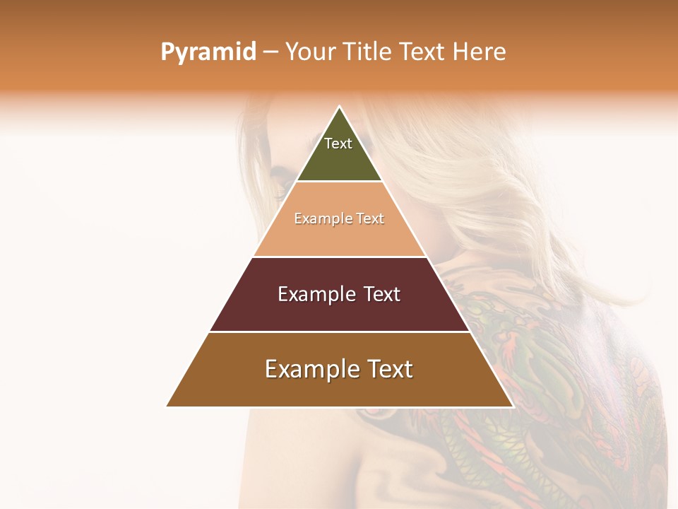 Stylish Tattoo Lady PowerPoint Template