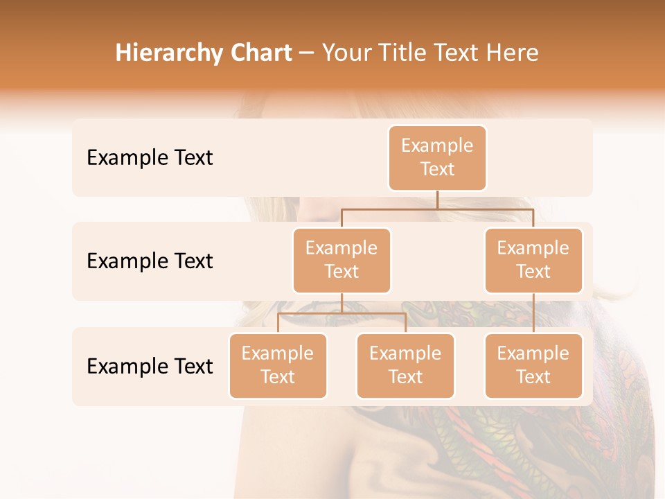 Stylish Tattoo Lady PowerPoint Template