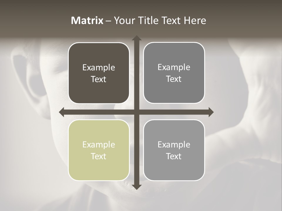 Baby Face Person PowerPoint Template
