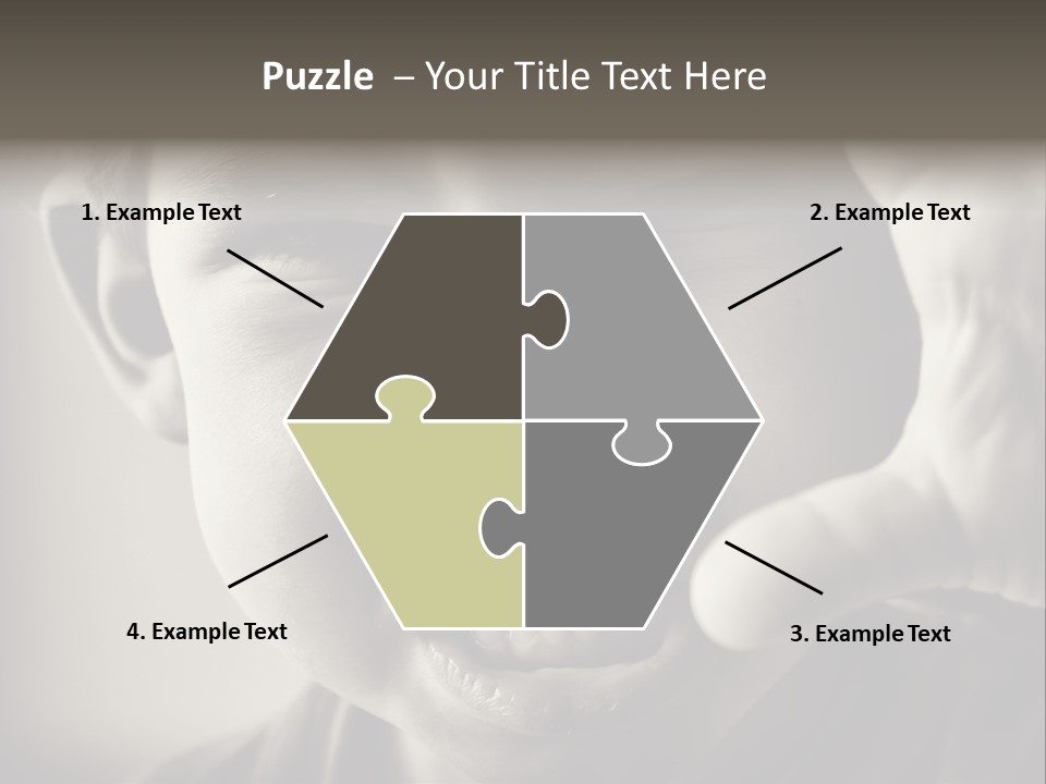 Baby Face Person PowerPoint Template