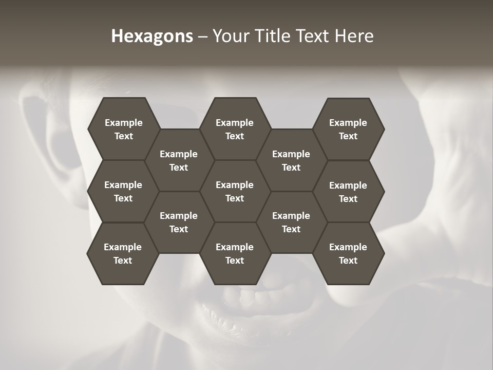 Baby Face Person PowerPoint Template