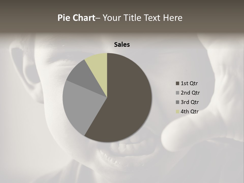 Baby Face Person PowerPoint Template