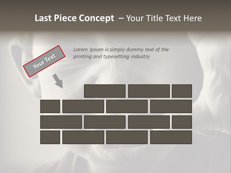 Baby Face Person PowerPoint Template