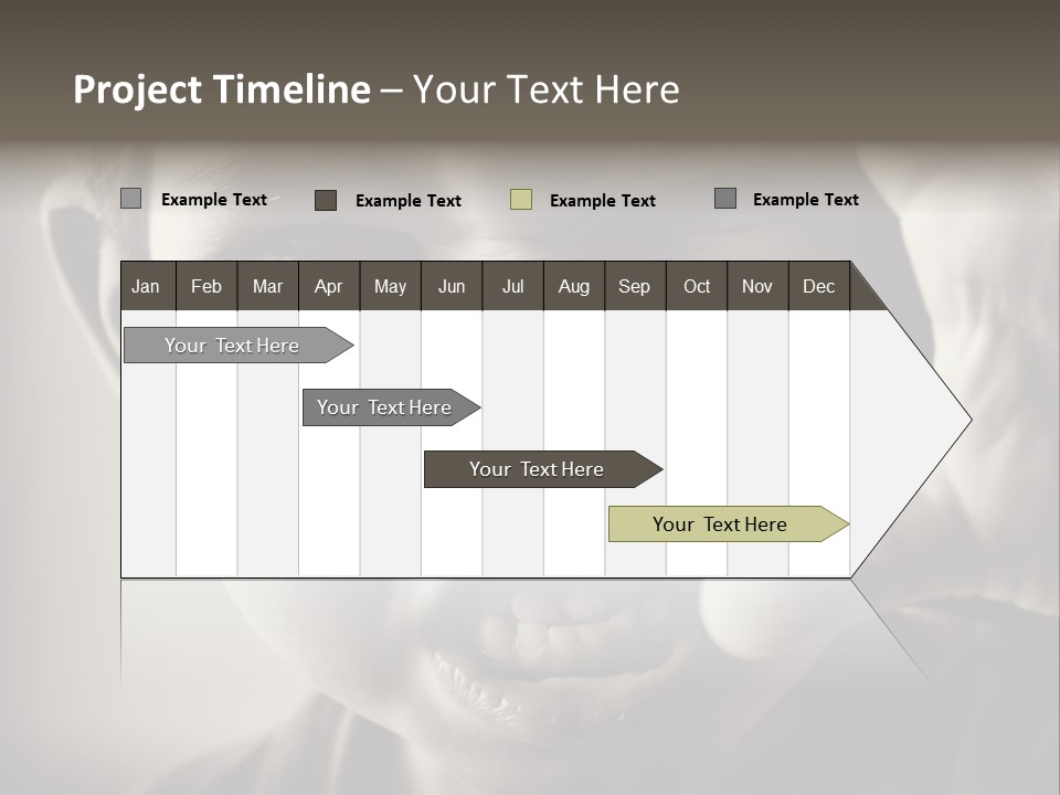 Baby Face Person PowerPoint Template
