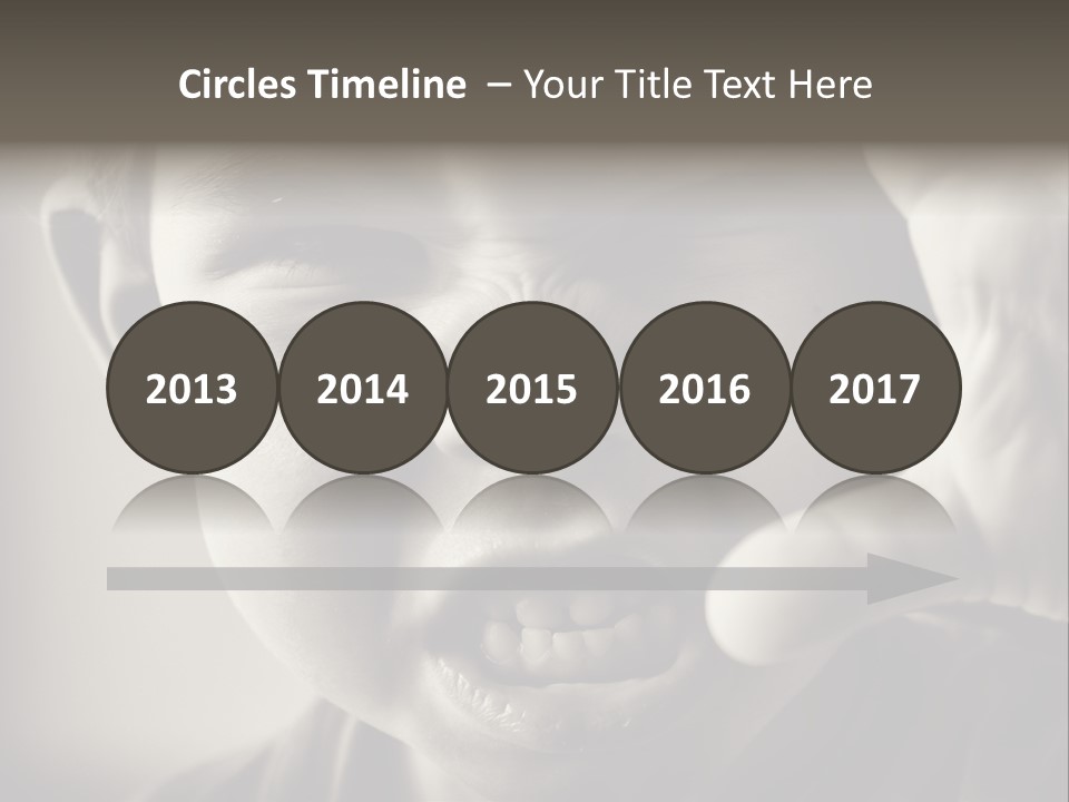 Baby Face Person PowerPoint Template