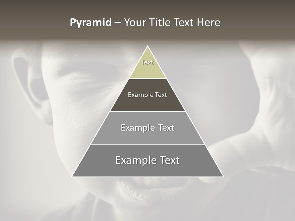 Baby Face Person PowerPoint Template