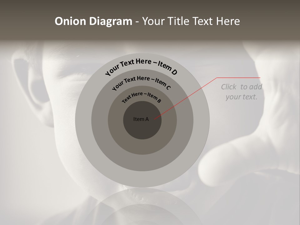 Baby Face Person PowerPoint Template