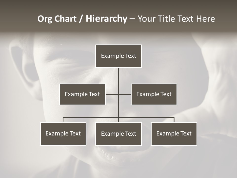 Baby Face Person PowerPoint Template