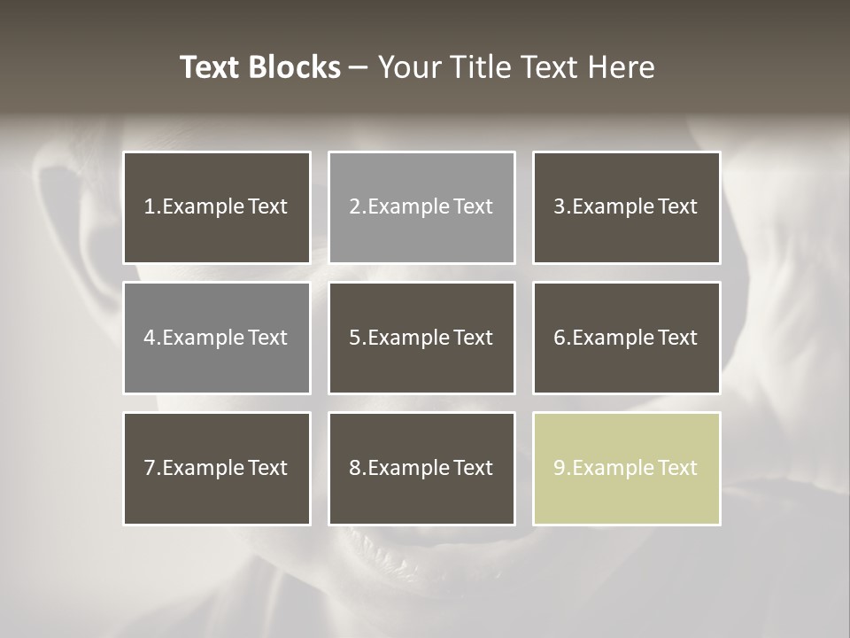 Baby Face Person PowerPoint Template