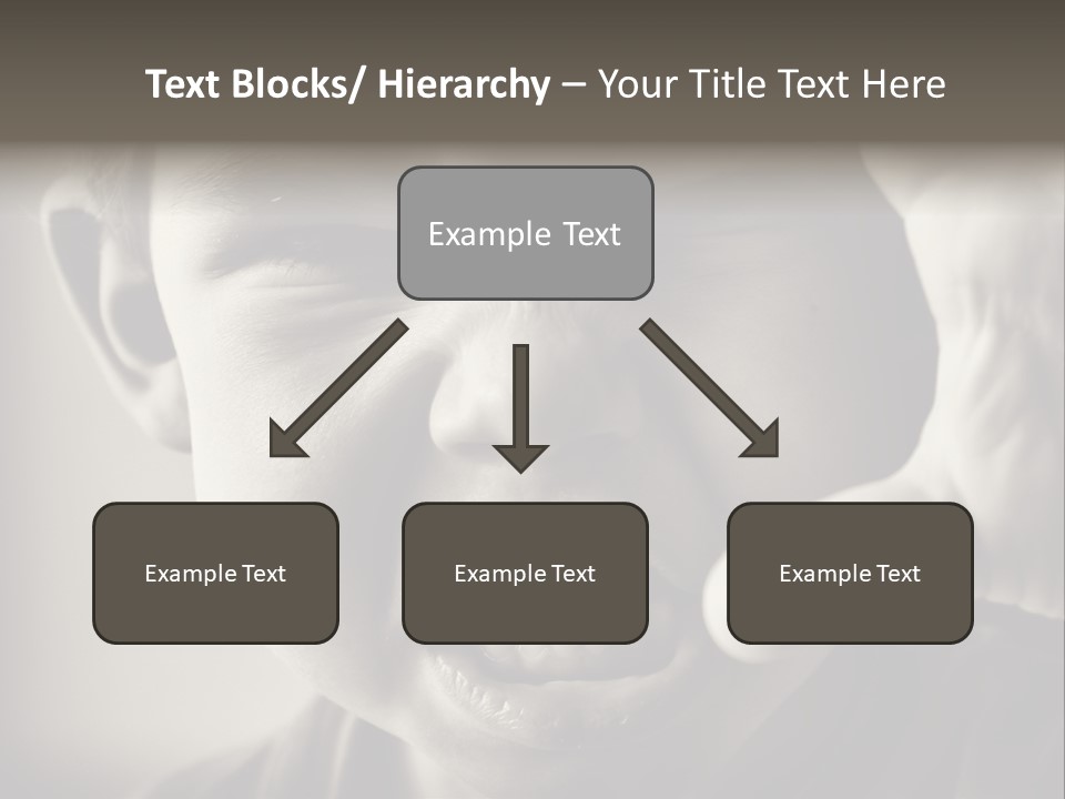 Baby Face Person PowerPoint Template