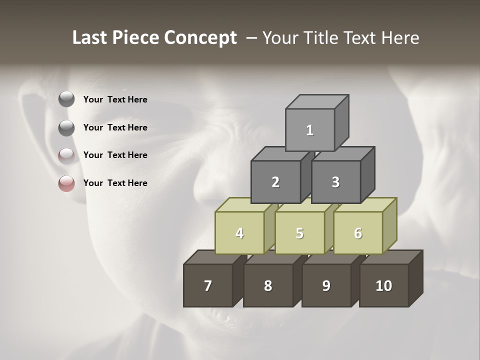 Baby Face Person PowerPoint Template