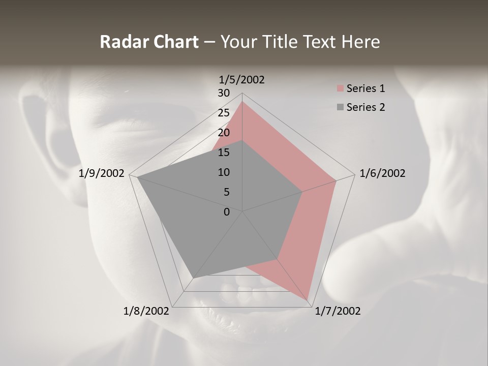 Baby Face Person PowerPoint Template
