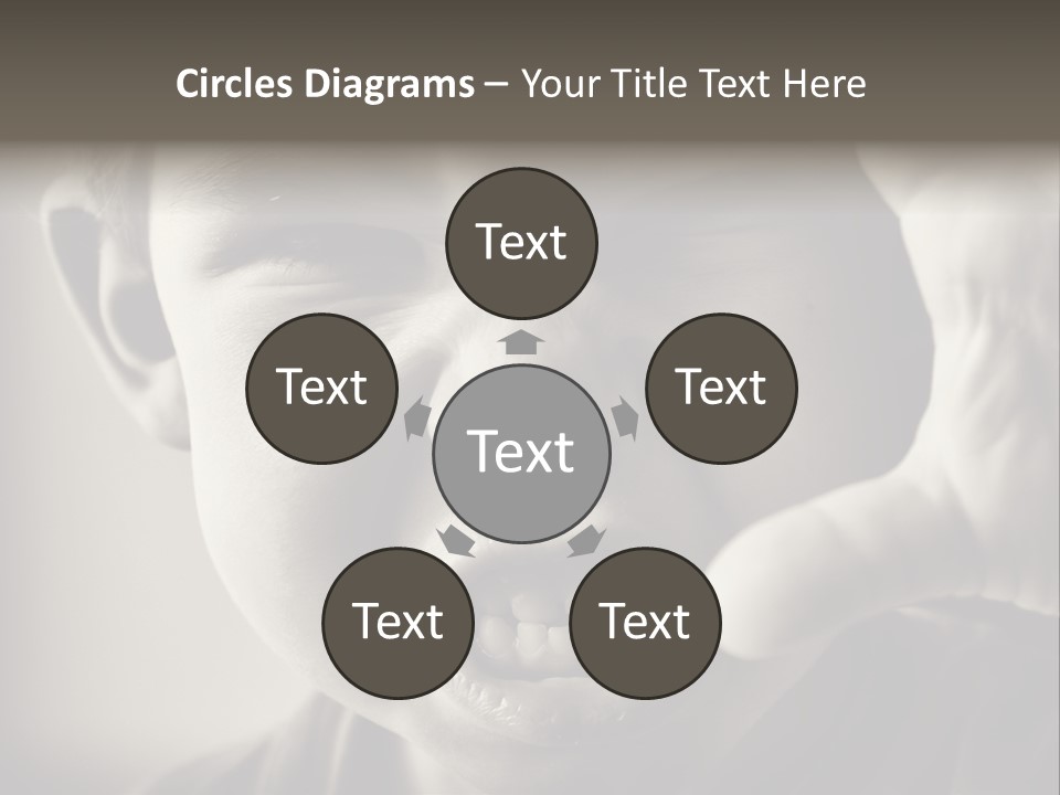 Baby Face Person PowerPoint Template