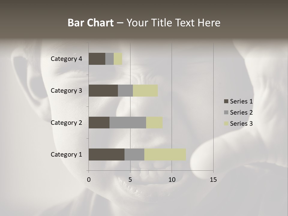 Baby Face Person PowerPoint Template