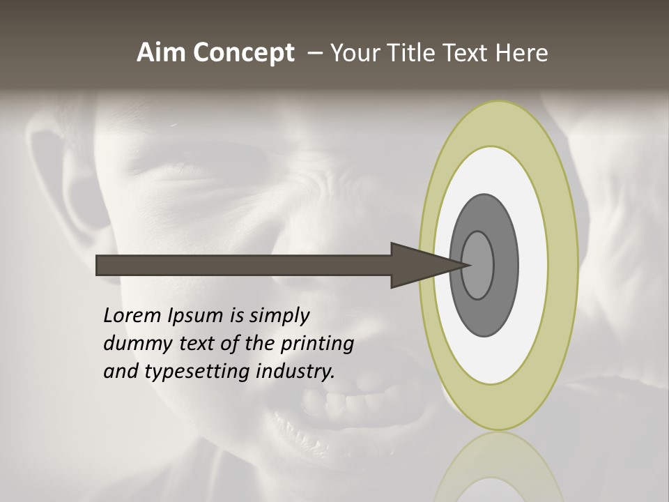 Baby Face Person PowerPoint Template