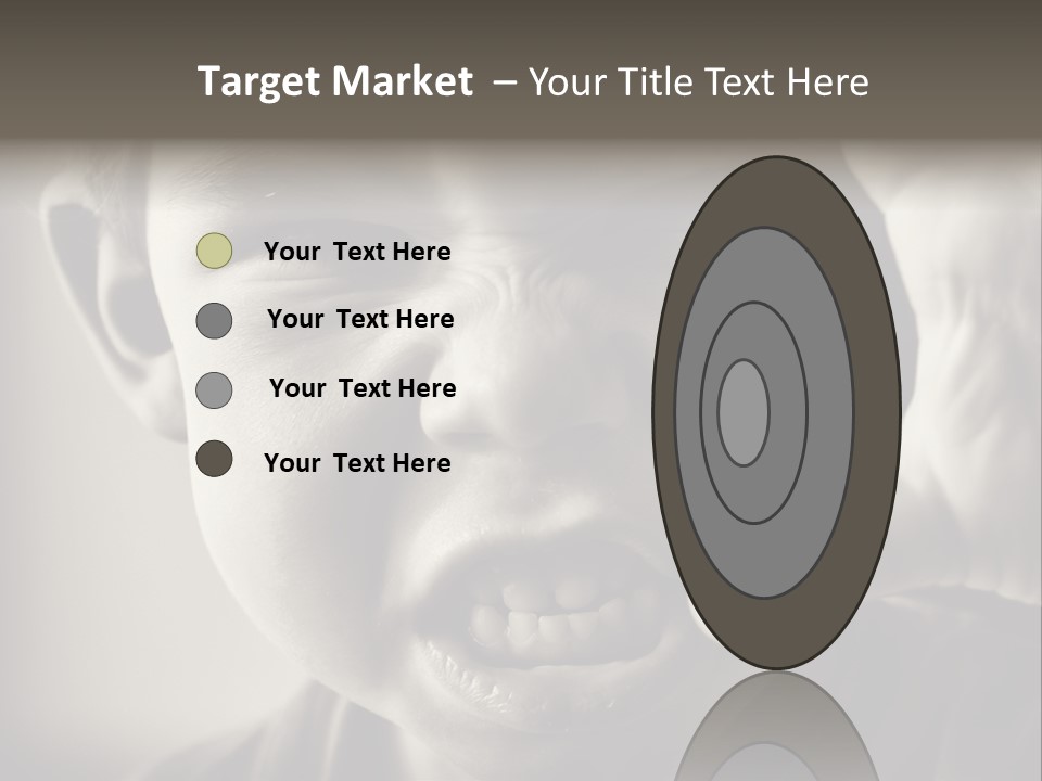 Baby Face Person PowerPoint Template